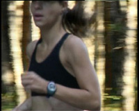 a still from the film: Natasha training in the countryside