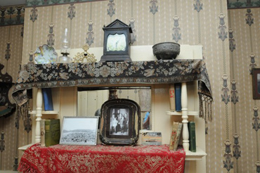 Interior shot of the Confino Family apartment at the Tenement Museum